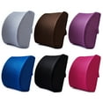 thumbnail image 1 of Ergonomic Lumbar Support Pillow, Back Memory Foam Breathable Mesh Comfort Lumbar Support Pillow, Ergonomic Backrest, 1 of 7