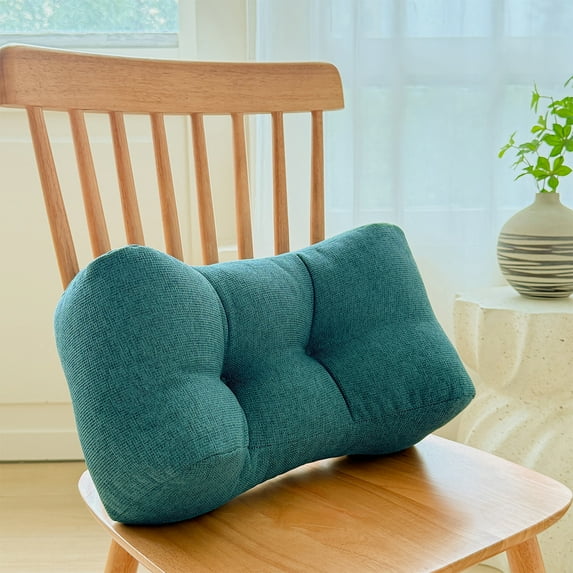 Ergonomic Lumbar Support Pillow for Office Chair & Car Seat | Thickened Back Cushion with Washable Cover | Multi-Functional Nap & Backrest Pad