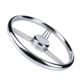 Steel Hydraulic Steering Wheel Offering Comfortable Grip Hydraulic Steering Systems for Fishing Boats & Speedboats