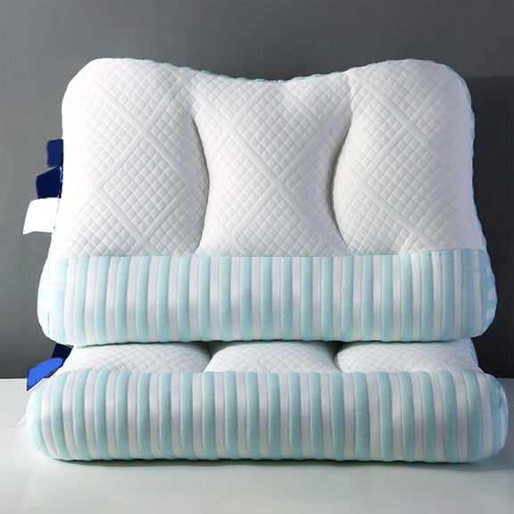 Ergonomic Memory Foam Cervical Pillow for Neck Support, Contour Design for Side and Back Sleepers, Breathable and Washable with Durable Structure