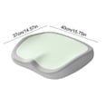 thumbnail image 1 of Ergonomic Memory Foam Cushion for Office & Car | Non-Slip, Pressure Relief Seat Pad for Long Sitting, Posture Support & Comfort, 1 of 4