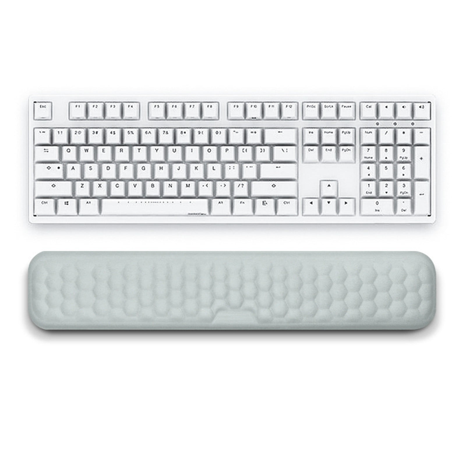 Ergonomic Memory Foam Keyboard Wrist Rest Pad with Supportive Pads Set ...