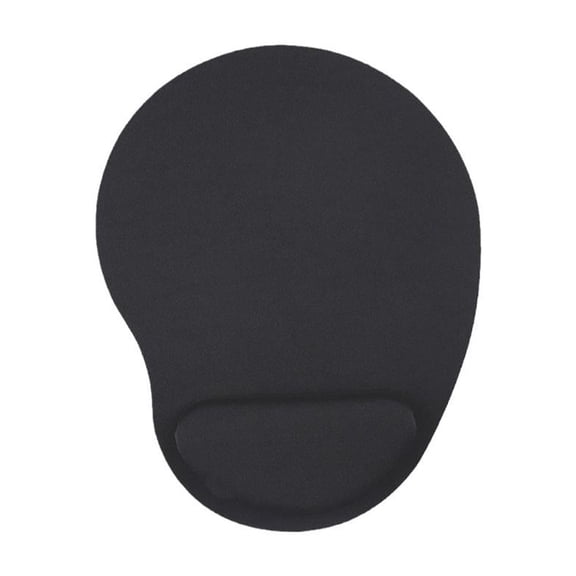 Ergonomic Memory Foam Mouse Pad with Wrist Support for Lap Use, Made of Silicone and Rubber