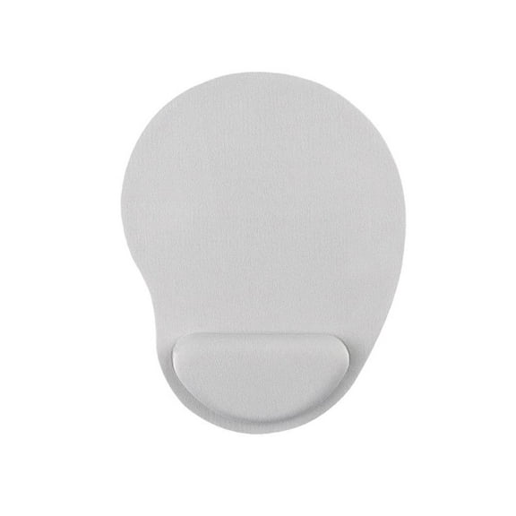 Ergonomic Memory Foam Mouse Pad with Wrist Support for Lap Use, Silicone and Rubber Material