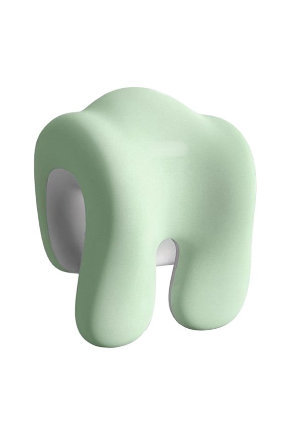 Ergonomic Memory Foam Neck Pillow, Contoured Travel Pillow for Sleeping, Office Desk Rest, Home Use, Portable Supportive Head Cushion, Nap Pillow for Back/Stomach Sleepers