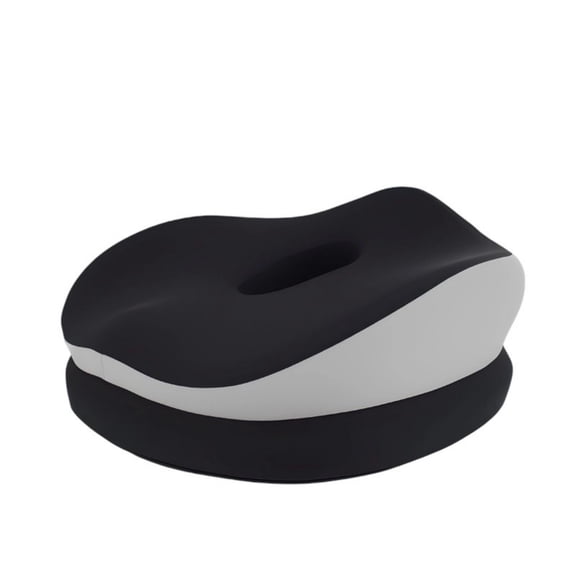 Ergonomic Memory Foam Seat Cushion Hollow Cores Designs Ice Silk Fabric for Lower Back Office Home