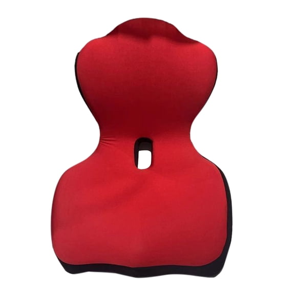 Ergonomic Memory Foam Seat Cushion with Integrated L-Shape Design for Tailbone and Lumbar Support