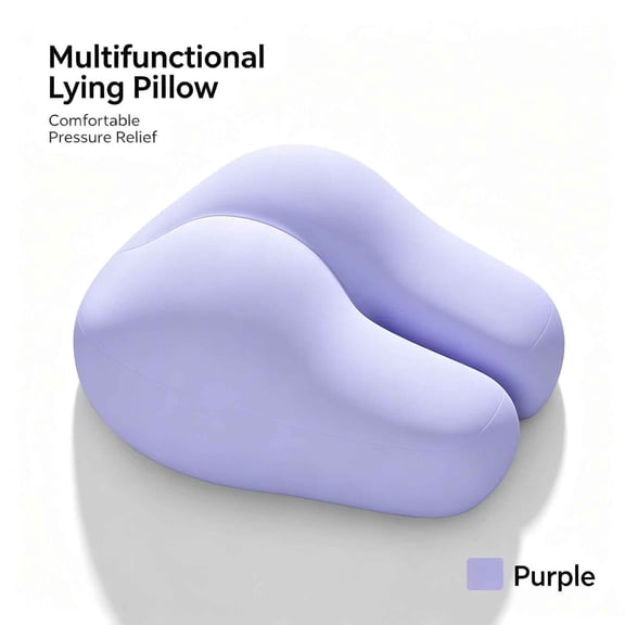 Ergonomic Memory Foam Support Pillow Multi Use Cushion for Reading Gaming Napping Bed Couch Travel Rest