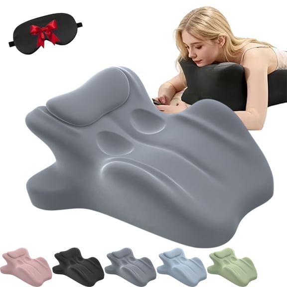 Ergonomic Memory Foam Wedge Pillow, Multi-Functional Memory Foam Lounger Cushion Back Support,27° Angle Perfect Position Ergonomic Support for Back Pain