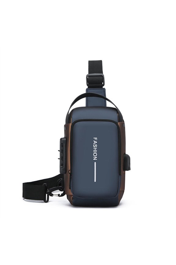 Ergonomic Mens Crossbody Messengers Bag With Invisible Zipper Organizational Compartments City Accessory