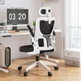WXJHL Ergonomic Mesh Office Chair Computer Desk Chair with FILP up