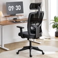 Ergonomic Mesh Office Chair with Large Seat, High Back Office Chair