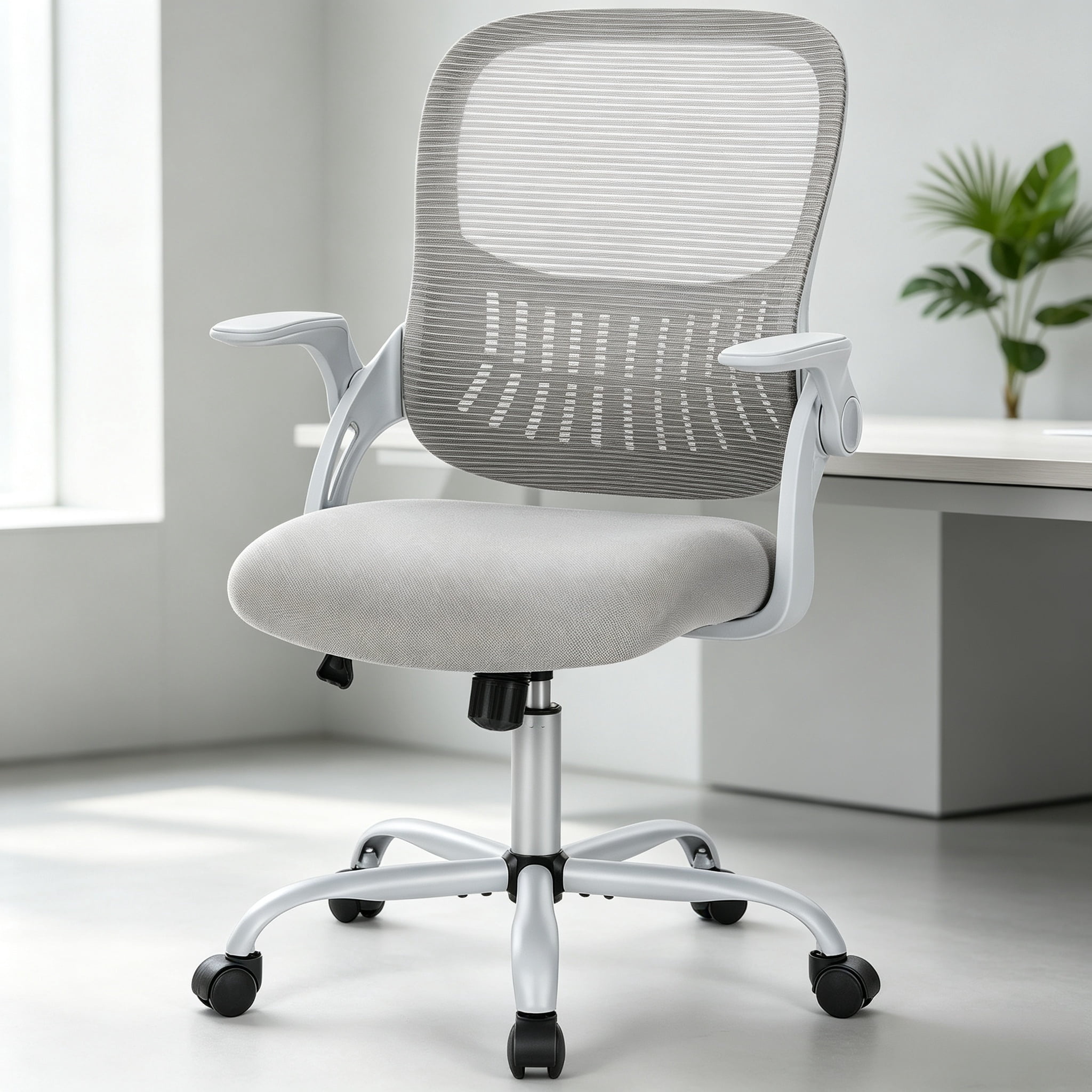 Ergonomic Mid Back Office Chair with Lumbar Support