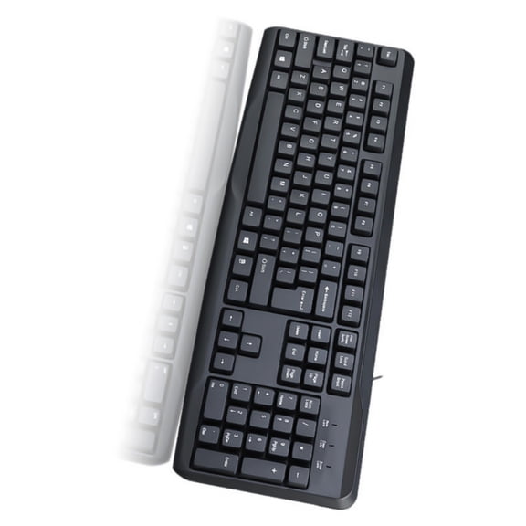 Ergonomic Mini 104Keys USB Keyboard Ideal For Office And Industrial Applications