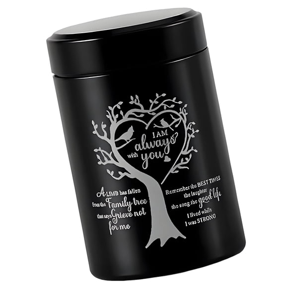 Ergonomic Miniature Cremation Urn Aluminum Pet Cremation Keepsakes With Secure Opening Mechanism