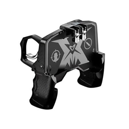 Ergonomic Mobile Phone Game Pad Game Controller with Charging Ports for PUBG COD Shooting Game