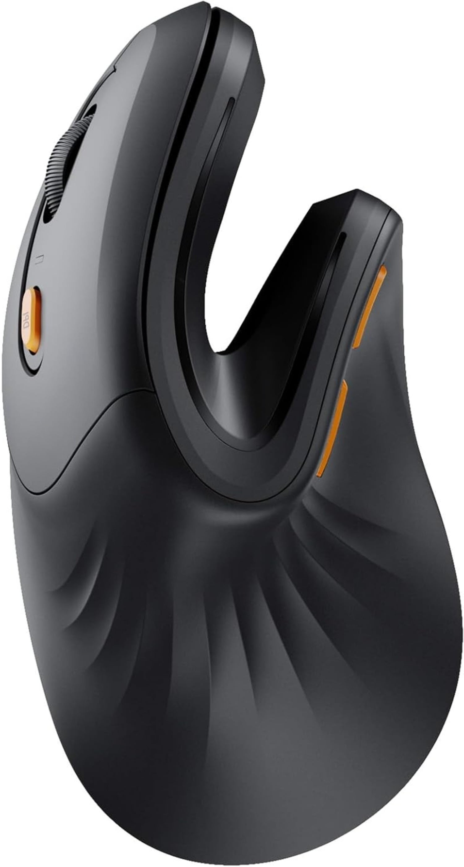 Ergonomic Mouse, EM11 NL Bluetooth Rechargeable Wireless Vertical Mouse, 3 Multi-Device Connectivity, Black