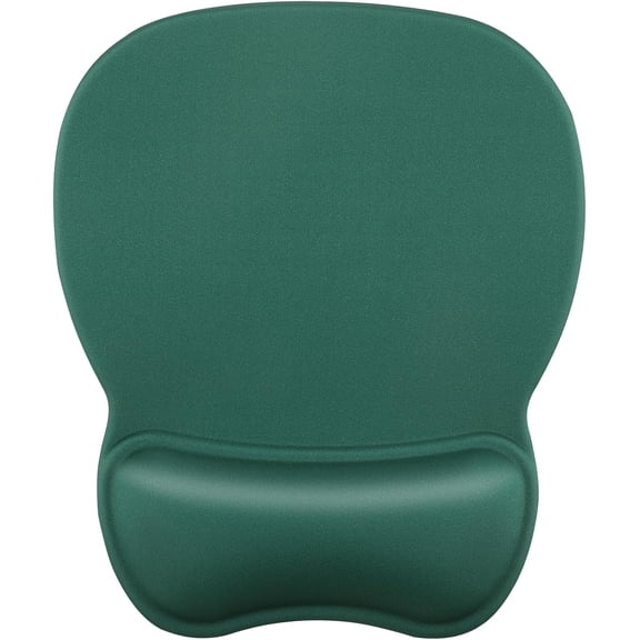 Ergonomic Mouse Pad with Gel Wrist Rest, Comfortable Mousepad with Smooth Wrist Support Surface and Non-Slip PU Base for Pain Relief, Computer, Laptop, Office & Home, 9.4 x 8.1 in, Black Color