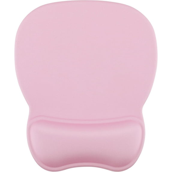 Ergonomic Mouse Pad with Gel Wrist Rest, Comfortable Mousepad with Smooth Wrist Support Surface and Non-Slip PU Base for Pain Relief, Computer, Laptop, Office & Home, 9.4 x 8.1 in, Black Color