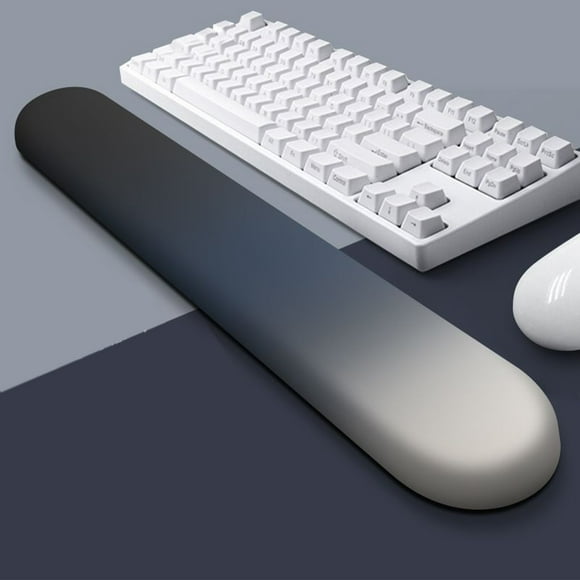 Ergonomic Mouse Pad with Gel Wrist Support | Comfortable Silica Gel Cushion | Pain Relief for Carpal Tunnel | Non-Slip Rubber Base | Lycra Surface | Black | 22x25x1.8cm | 1 Piece