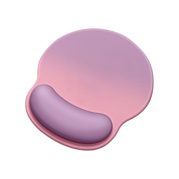 Ergonomic Mouse Pad with Wrist Rest,Mousepad with Wrist Support - Cute Gel Portable Mouse Pads for Desk Laptop,Computer,Office & Home Decor (Purple Pink)
