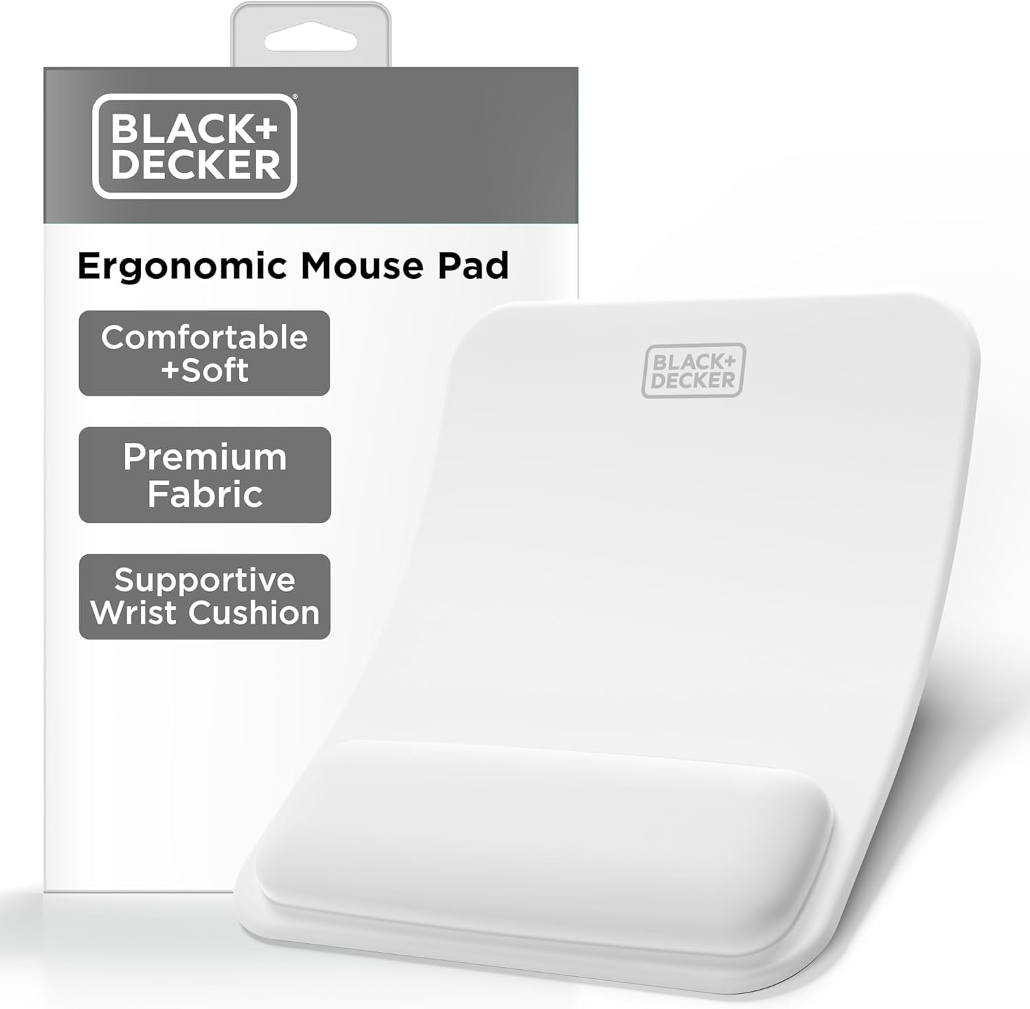 Ergonomic Mouse Pad Wrist Support - Comfortable Mouse Pad Wrist Rest - Wrist Relief Gel Mousepad - Non-Slip Base Aesthetic Mousepad for Gaming, Home, Office - Perfect for Computer, Laptop