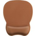 thumbnail image 1 of Ergonomic Mouse Pad with Wrist Support Gel Mouse Pad with Wrist Rest, Comfortable Computer Mouse Pad for Laptop, Pain Relief Mousepad for Office & Home, 9.4 x 8.1 in, Pure Brown, 1 of 12