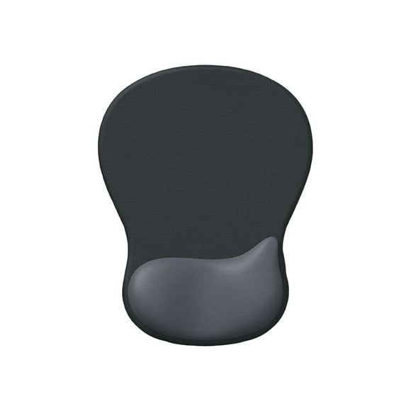 Ergonomic Mouse Pad Wrist Support, Wrist Rest Mousepad for Carpal Tunnel Pain Relief with Integrated Memory Foam(Black)