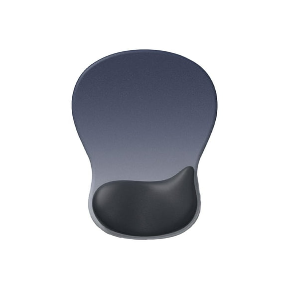 Ergonomic Mouse Pad Wrist Support, Wrist Rest Mousepad for Carpal Tunnel Pain Relief with Integrated Memory Foam(Gradient Blue-Black)