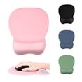 thumbnail image 1 of Ergonomic Mouse Pad with Wrist Support, Mousepad with Memory Foam Wrist Rest and Non-Slip Base for Computer, Cafe, Home & Office, 9.64 x 8.26, Pink, 1 of 8