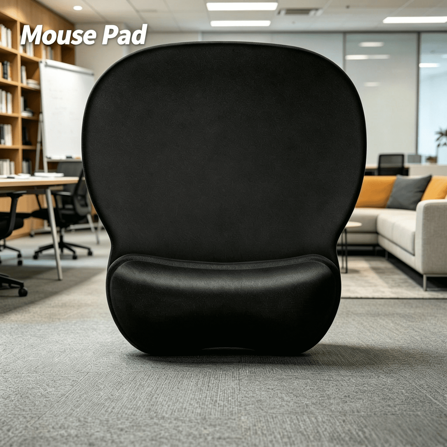 Ergonomic Mouse Pad with Wrist Support,Non-Slip Base Comfort Gaming Mousepad,Pain Relief Portable Desk Mat for Home Office Computer Laptop Daily Use