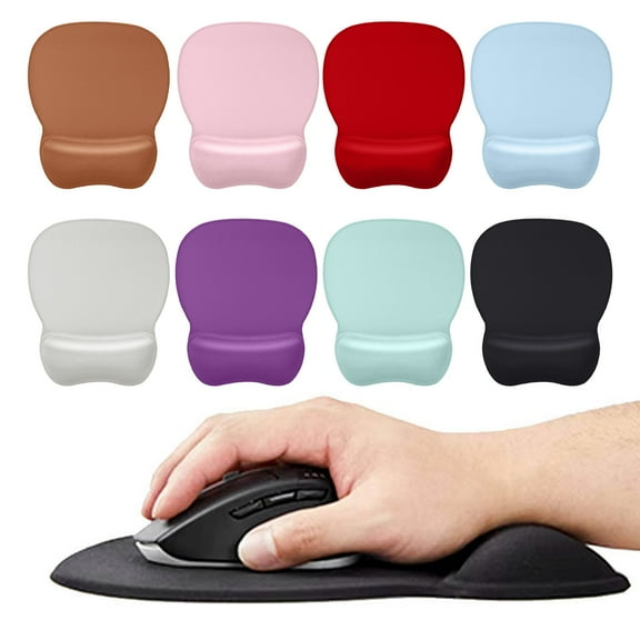 Ergonomic Mouse Pad with Wrist Support - Non-Slip Base, Pain Relief, Smooth Gaming Mouse Pad, Wrist Cushion