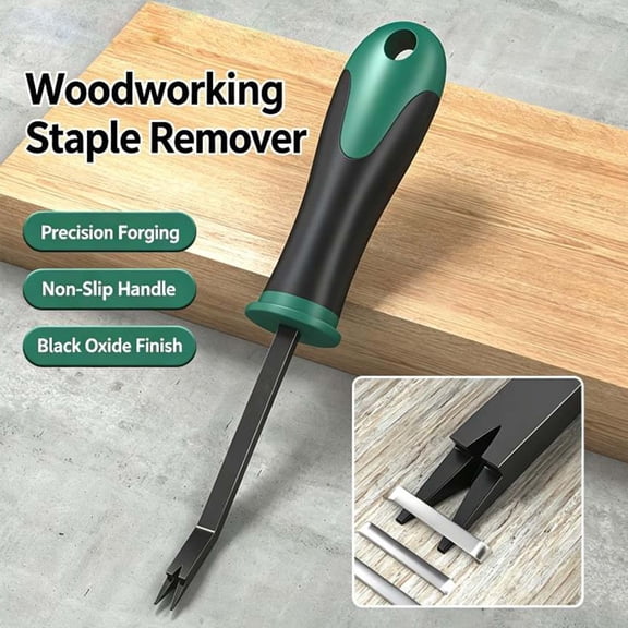 Ergonomic Nail Puller Tool with Angled Tip for Crate Work and Woodworking, Metal Nail Remover with Comfortable for and Maintenance