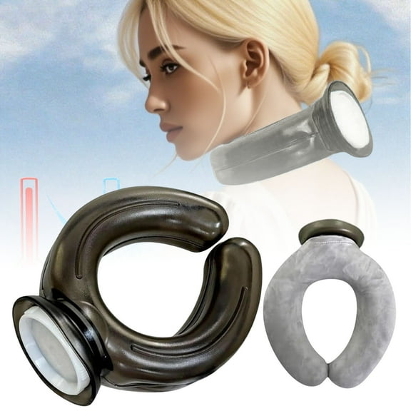 Ergonomic Neck C Cushion Hot Water Bag Portable Thermal Support for Comfort and Warmth