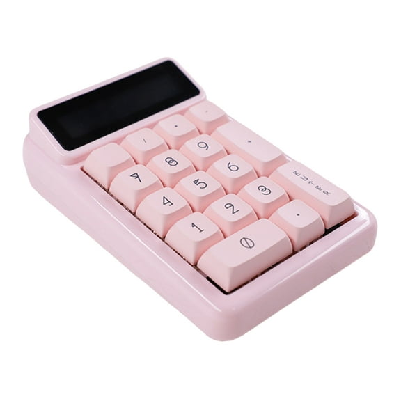 Ergonomic Numeric Keypad with Auto Sleep 17Keys Mechanical Keyboard Hot Swap