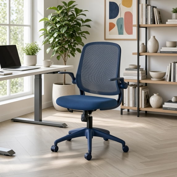 Ergonomic Office Chair 350 lbs, Mesh Back, Flip-Up Armrests, Rocking ...
