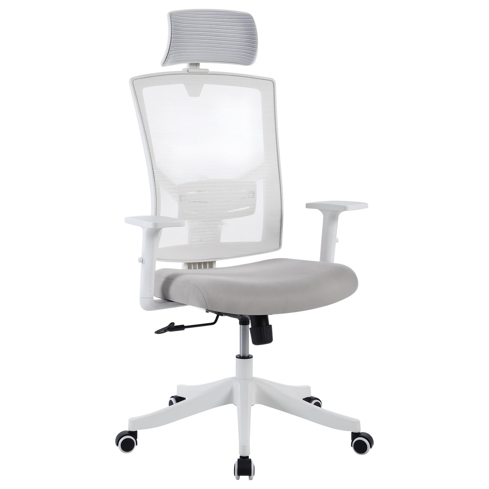 Ergonomic Office Chair 350lbs, High Back Computer Desk Chair with Wheels, Home Office Mesh Chair with Adjustable Lumbar Support, Headrest, Armrests and Tilt Lock