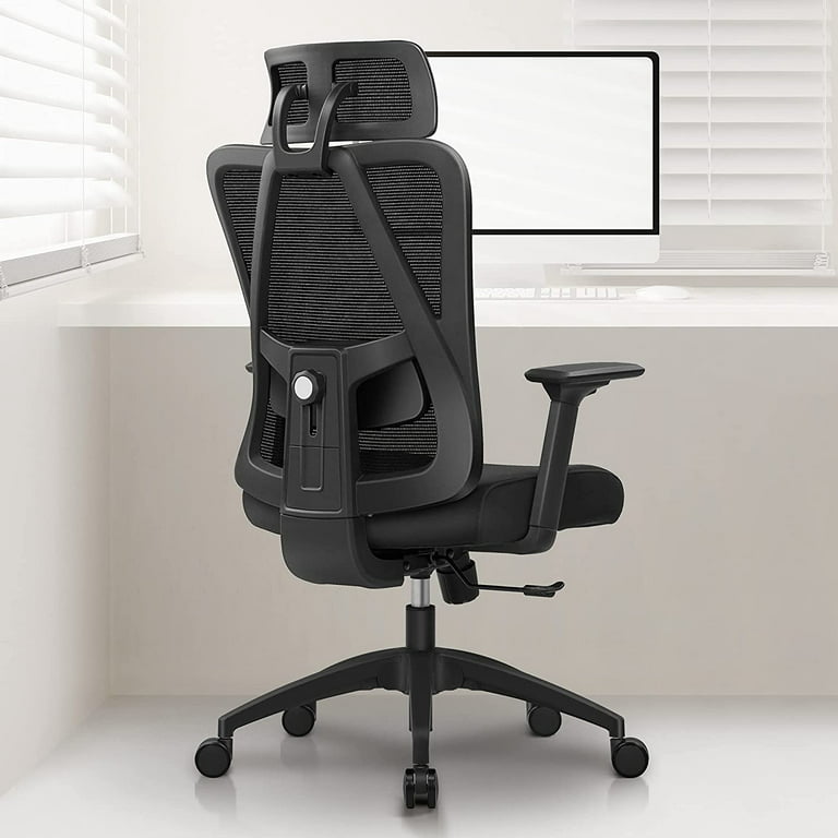 XUER Ergonomic Office Chair, Mesh Computer Desk Chair with Adjustable Sponge