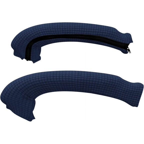 Ergonomic Office Chair Covers Set with Headrest Cover Water Repellent Managerial Chair Cover for Office Executive Chair，Ivory/Cream