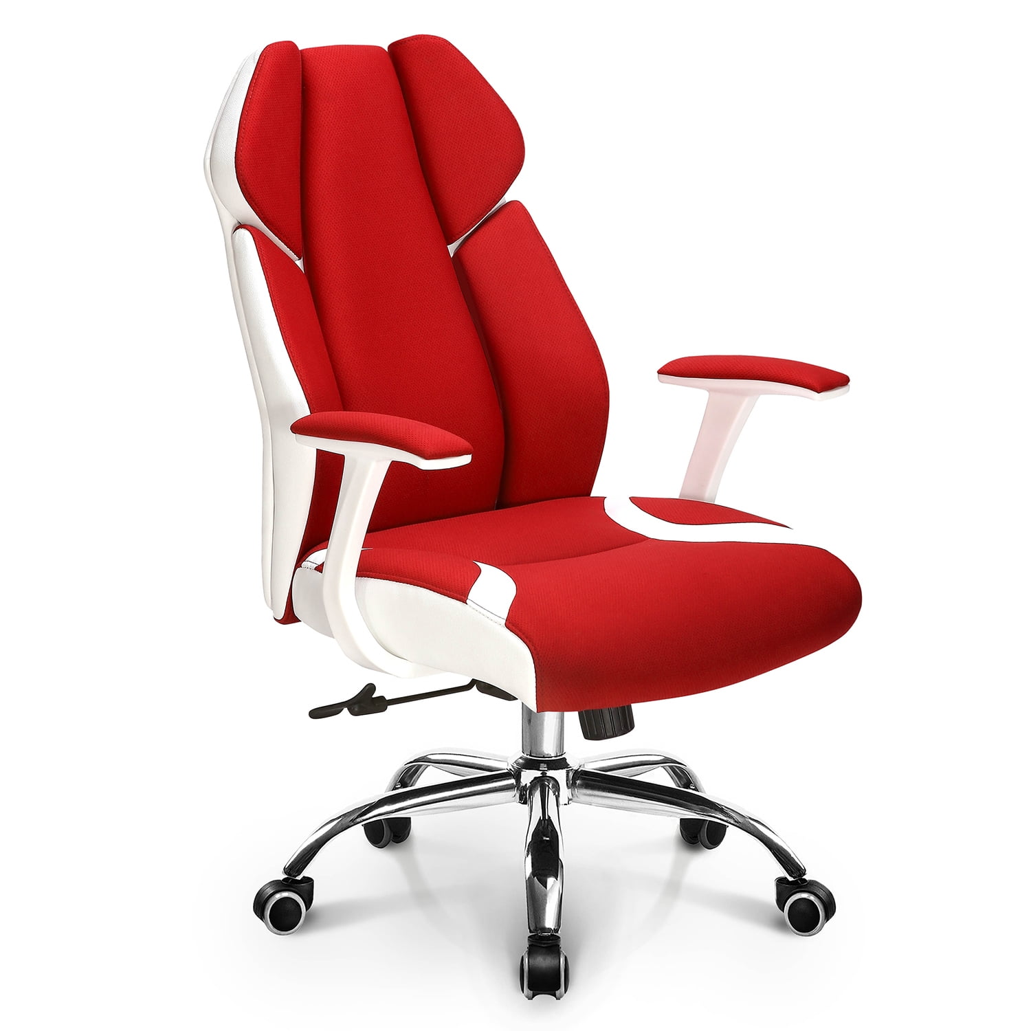 Red Ottoman Gaming Chair Ergonomic Swivel Computer Office High