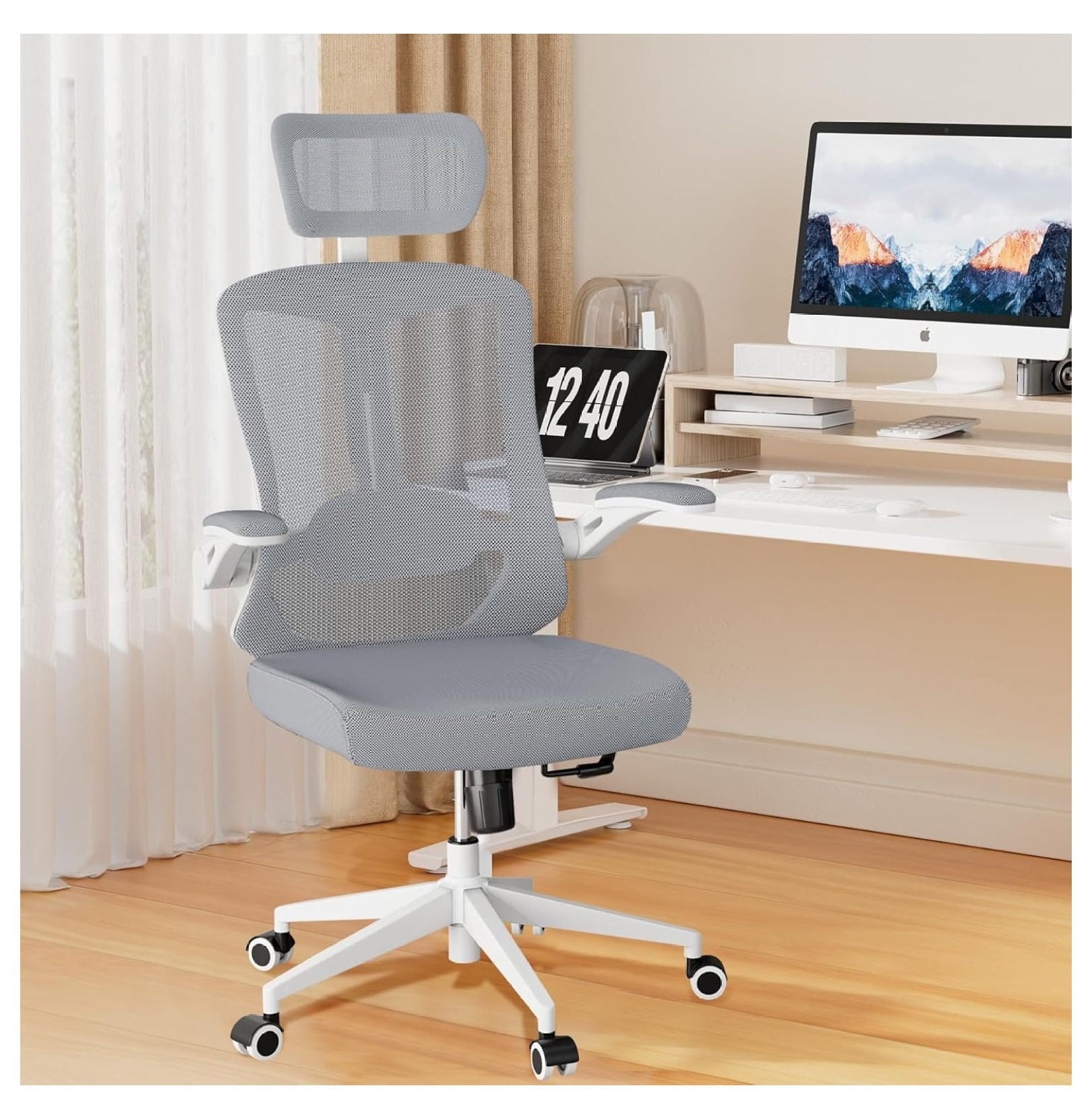Ergonomic Office Chair with Lumbar Support Comfortable Home Office