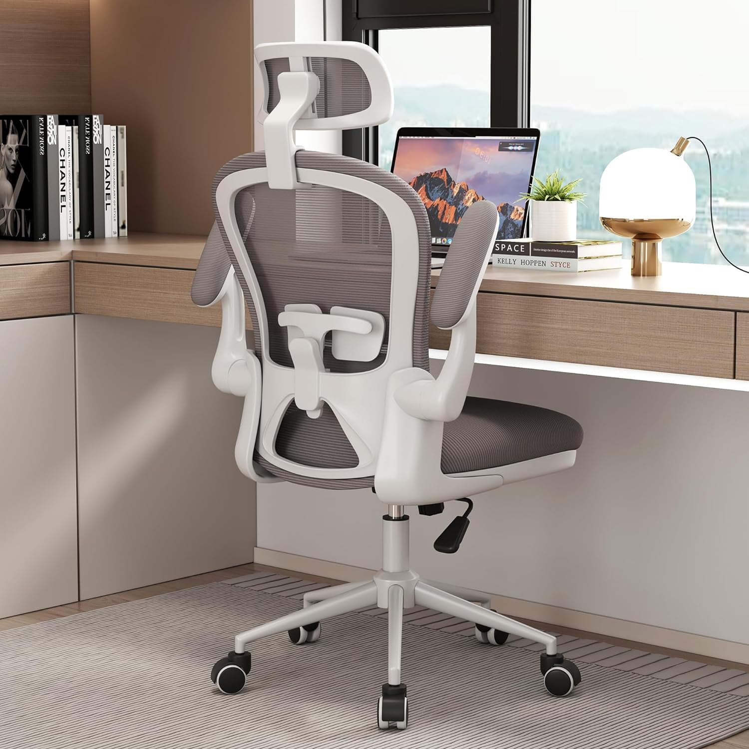 Ergonomic Office Chairs with Adjustable Lumbar Support,Mesh Desk Chair