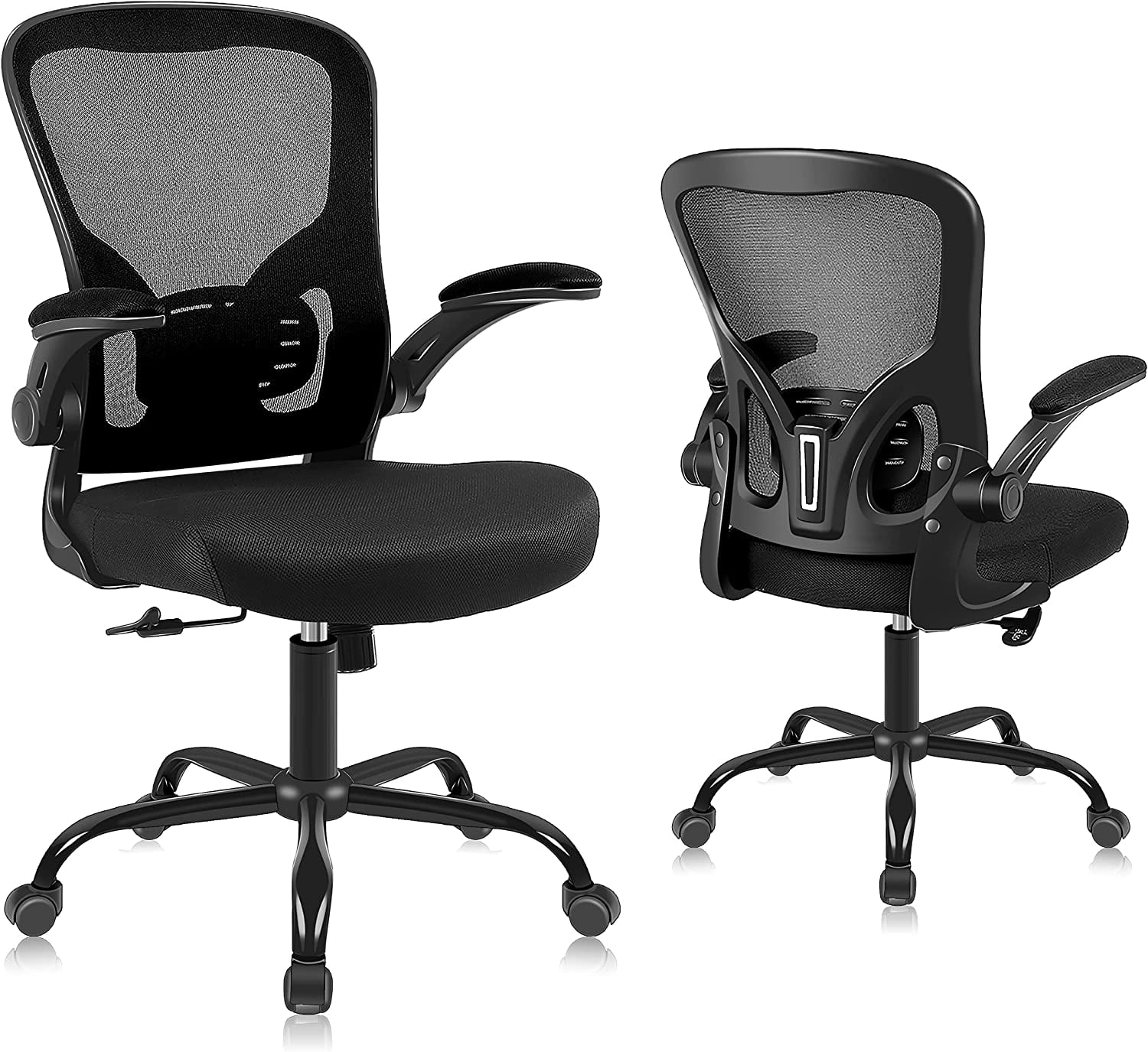 Ergonomic Office Desk Chair Breathable Mesh Swivel Computer Chair ...
