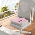 thumbnail image 1 of ​ ​ 【Ergonomic Office Seat Cushion】3-Zone Memory Foam Lumbar Support Pillow Breathable Posture Corrector for Car Office Wheelchair, 1 of 9