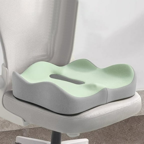 Ergonomic Office Seat Cushion for Tailbone Pressure Relief - Memory Foam Seat Pad for Comfort & Posture Improvement - Ideal for Office Chair, Desk Chairs, Car Seats, Wheelchairs, Home&Office Use