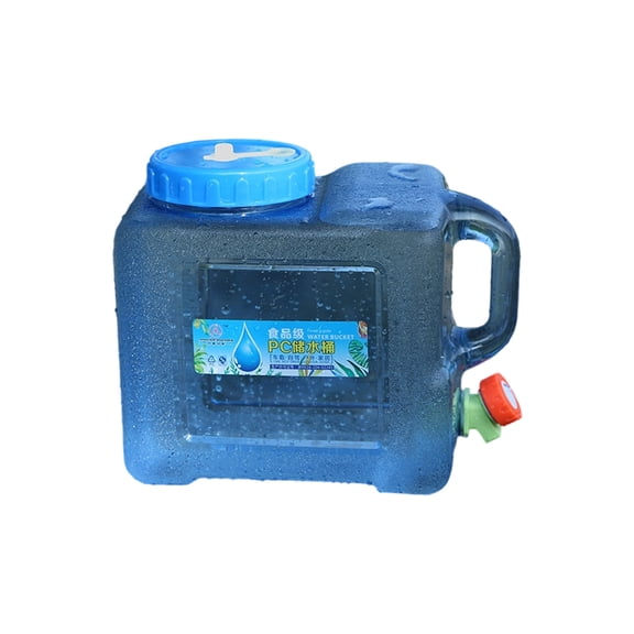 Ergonomic Outdoor Water Storage Container With Rotate Ejector Leak Proof Design For Camping Hiking Automobile Travel