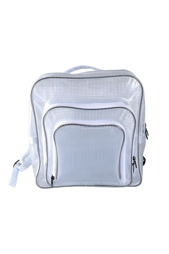 Ergonomic PVC Backpacks Static Resistant Practical Clear Engineer Bag for Men