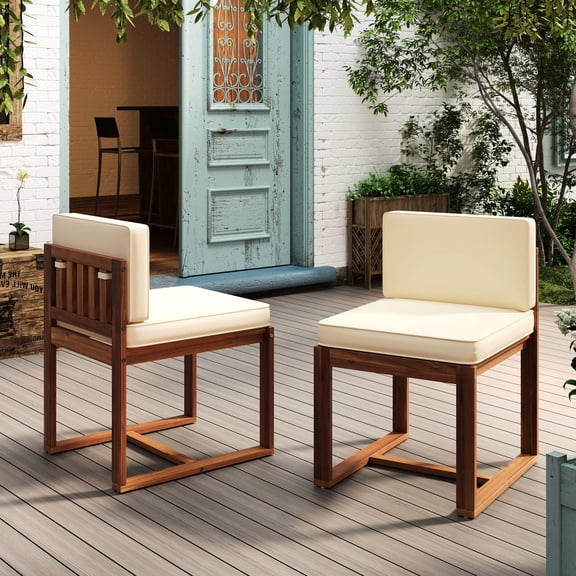 Ergonomic Patio Chairs for Dining Set of 2 / Add a Touch of Elegance to Patio
