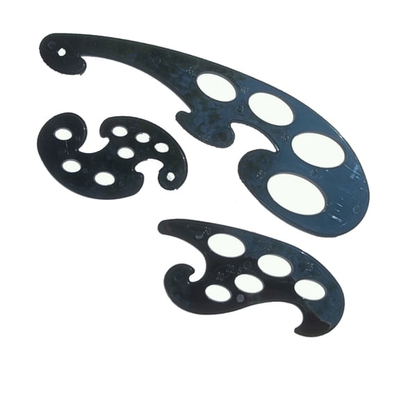 Ergonomic Pattern Making Template Sketching Drafting Aid With Clear Scale Marking For Bullets Journals And Blue Prints