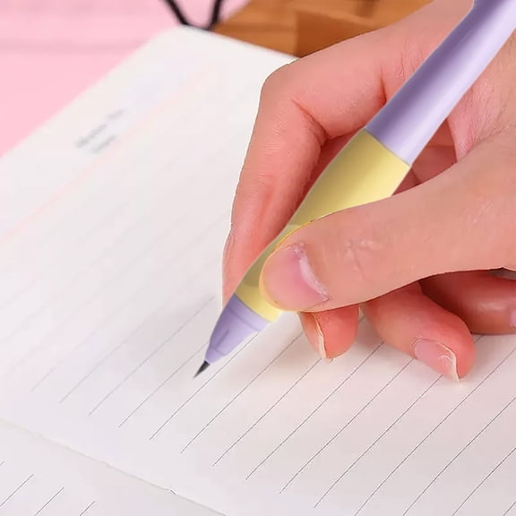 Ergonomic Pencils, Ergonomic Mechanical Pencil - 0.7Mm with Anti-Slip Grip for Comfortable Writing (1Ml), Posture Correction Pencils, by Goohae